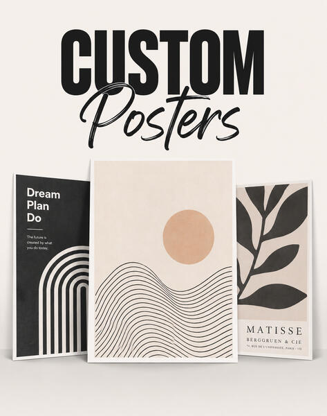 Custom Poster Design $250